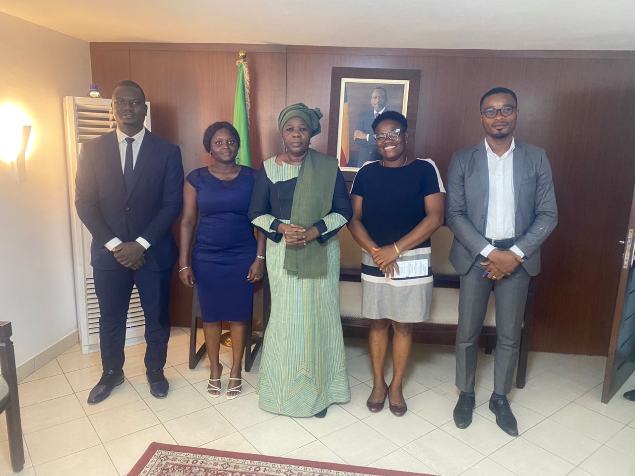 Audience du RJBD avec la Vice-Présidente du Bénin